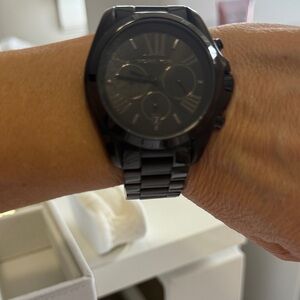 Black Chronograph Watch